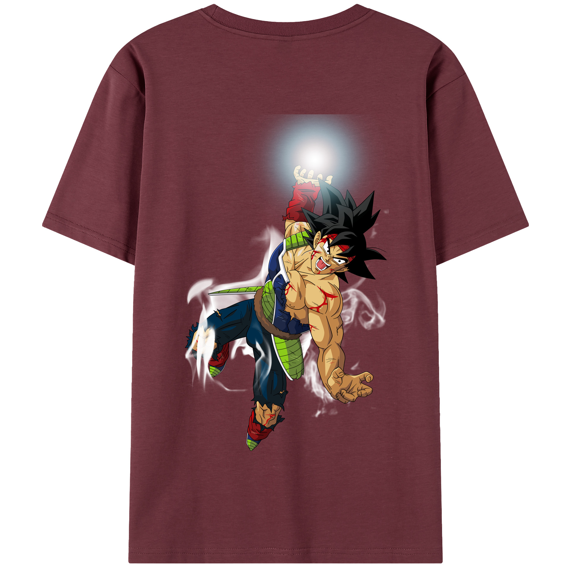 （画像用） ドラゴンボール バーダック DRAGON BALL Burdock 綿100％半袖Tシャツ（背面プリント）